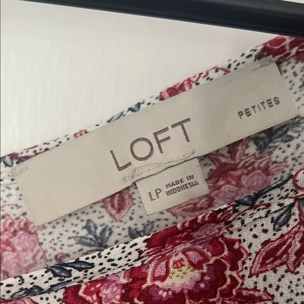 LOFT Floral Long Sleeve Women's Top - Picture 3 of 5